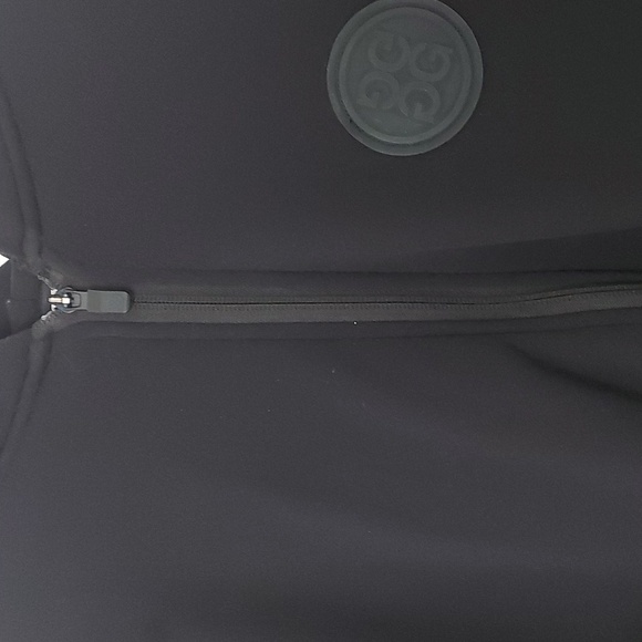 G/FORE Mens Full Zip Front Sweatshirt Hoodie with Zip Pockets Black Size XLarge - Picture 7 of 8